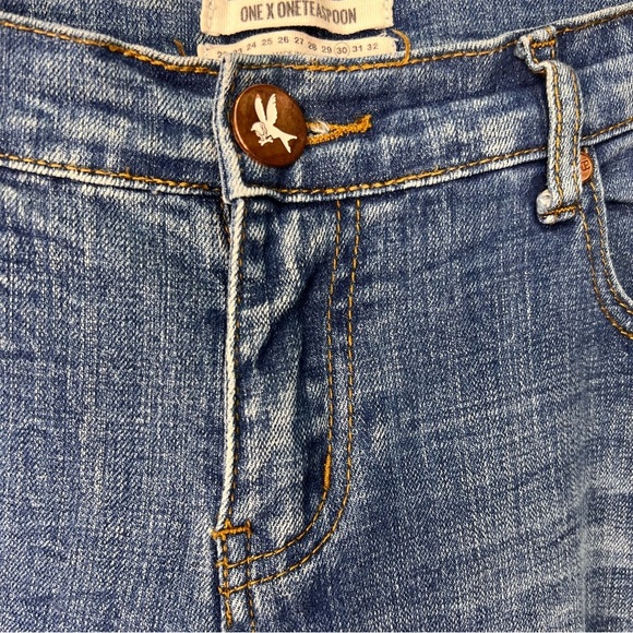 One X One Teaspoon Awesome Baggies Relaxed Leg Tapered Rolled Cuff Size 30 - Picture 7 of 16